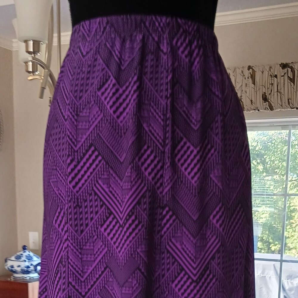 Antthony 1X pull-on midi skirt
